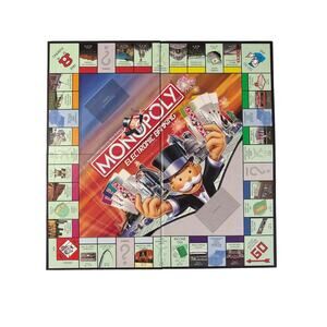 Hasbro Monopoly Electronic Banking 2007 Game Board & Instruction Booklet